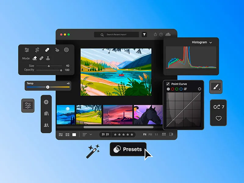 muestra disenos creados en photoshop